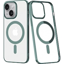 Newface Apple İphone 14 Plus Kılıf Element Magneticsafe Sert Kapak - Köknar Yeşili