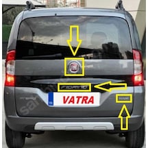 Fiorino Panorama 1,3 Multijet Dynamic 2016-2021 Multijet Siyah "j" Ve Fıorıno Krom Yazı - Bagaj Arma