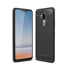 Lg G7 Kilif Silikon Kapak+Lg G7 Kirilmaz Cam 525891527