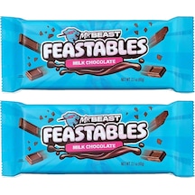 Feastables Mr Beast Milk Chocolate Sütlü Çikolata 60 Gr X 2 Adet