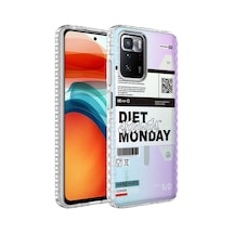 Smcase Xiaomi Redmi 10 2022 Kılıf Desenli Elegans Serisi Siliko