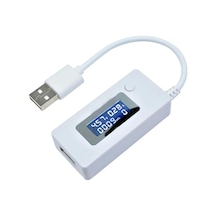 DC 3-7V USB Voltmetre Ampermetre Göstergeli Mobile Şarj Kapasite Test Edici