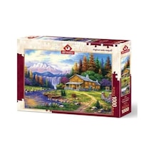 Dağlarda Günbatımı 1000 Parça Puzzle