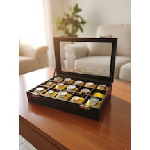 Cam Kaklı Saat Takı Organizer