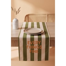 Everythings Fine Baskılı Runner 40x140 Cm Çok Renkli