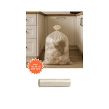 Şeffaf Rulo Çöp Poşeti 74x90 Cm 3x50 Adet Ev Mutfak İş Ofis Avantajlı Paket