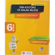 Sonuç Yayınları 6. Sınıf Din Kültürü ve Ahlak Bilgisi Kazanım Mer