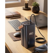 Hubrendy  Yüksek Kapasiteli Powerbank 80000 Mah Hızlı Şarj Özellikli Çok Portlu Taşınabilir Şar Diğer