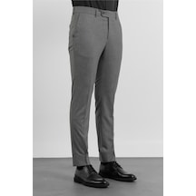 İmza Füme Yan Cep Slim Fit Esnek Classic Pantolon 1003255180