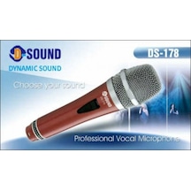 D Sound Ds-178 Dinamik Kablolu Mikrofon-5 M Kablo Dahil