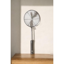 Paslanmaz Ve Kararmaz Çelik Kevgir-35 Cm Çapı 14 Cm Çok Renkli