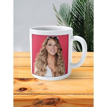 Mariah Carey Baskılı Kupa Bardak Kişiye Özel Desen 3 Çok Renkli
