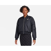 Nike Clothing Jacket W Sportswear Çift Taraflı Ceket Siyah