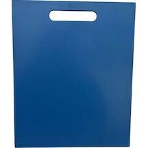 Türkay 32.5x26.5x1 Cm Saplı Polietilen Kesme Tahtası Kesim Levhası Mavi 1138
