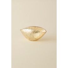 Karaca Home Jolie Dekoratif Orta Kase Gold 12x26,5x13,5 Cm