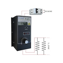 5....35 Vac 6000 W / Ayarlı Elektronik Rezistans Transformatörü