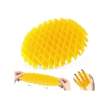 Yeni Nesil Sarı Solucan Stres Oyuncağı Top Anahtarlıklı Model 2 Özellikli Vıp New Yellow Fıdget Worm