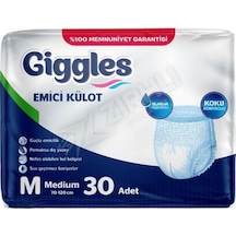 5 Adet Giggles Emici Külot Medium 30'lu Diğer