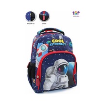 Miço Kids Ortopedik Astronot Desenli Sırt Çantası Seti Lacivert