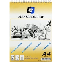 Alex Schoeller Spiralli Eskiz Blok A4 – 60 Yaprak 90g
