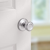 Updated Packaging, Satin Chrome - Kwikset 92001-514 Tylo Hall & Closet Knob İn Satin Chrome