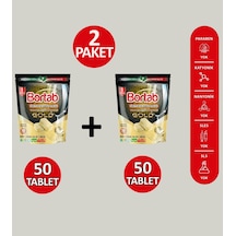 2 Adet Bortab Gold Bulaşık Makinesi Tableti 100 Tablet