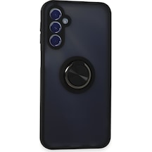 Samsung Galaxy Uyumlu M34 5g Kılıf Montreal Yüzüklü Silikon Kapak - Siyah Bzsxx00 1