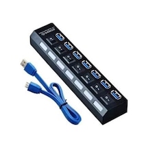 5258 7 Port Usb 3.0 Ve Usb 2.0 Hub Anahtarlı Çoklayıcı Çoğaltıcı Switch 01