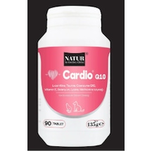 Natur Cardio Q10 Kedi Ve Köpekler İçin Kalp Sağlığı Ve Koenzim Q10 Tableti 90 Adet Ekonomik Paket