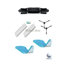 Philips Homerun 2000 Ve 3000 Robot Süpürge Uyumlu Yedek Fırça, Filtre, Mop -7 Parça