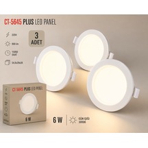 Ct-5645 Plus Led Panel Günışığı 3 Adet Beyaz