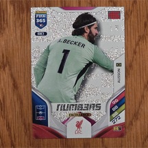 2026 Alisson Becker Excellence Numbers Oyun Kartı Exc1