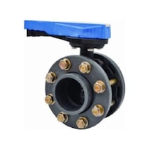 U-Pvc Flanşlı Kelebek Vana (Takım) 160 Mm Pimtaş