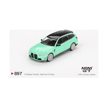 Mini Gt 1/64 Bmw M3 M Performance Touring Mint Green Mgt00897