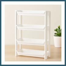 Bezos 4 Katlı Sepet Organizer Raf Düzenleyici 465x145x690 Mm Ob Çok Renkli