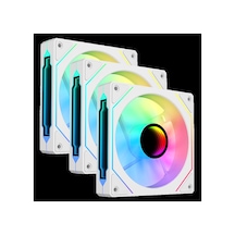 Vento Vf1204fıw 120mm Argb Kasa Fanı 3-lü Paket Beyaz 1923 Renkli