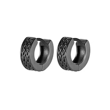 Omark Cotton İnca Black Küpe Siyah