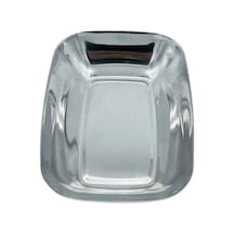 Paslanmaz Çelik Kayık Tabak Kase, 18/10-304 Çelik,17x12 Cm, Gümüş, Çerezlik, Meze Ve Salata Sunumu, 1 Adet çok renkli