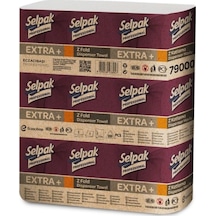 Selpak Professional Extra Plus Z Katlama Dispenser Havlu 200'lü 12 Paket 21.5 x 24 CM