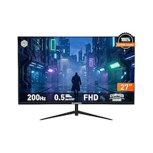 Gamebooster 27 Gb-27m1f200cfmr Va Adaptıve Sync Curved 3000r 0,5ms 200hz Hdmı+dp+dc+usb+audıo Fhd Gamıng Monıtör