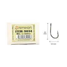 Remixon 9034 No:1 Black Nikel Olta İğnesi 100 Adet