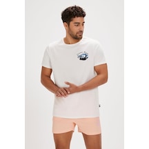 Bad Bear Dustın T-shırt Off-whıte Erkek Tişört Beyaz S-xxl 001