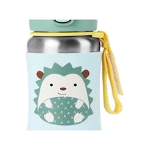 Skip Hop Zoo Pipetli Paslanmaz Çelik Suluk 350 Ml Kirpi Çok Renkli