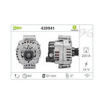Mercedes E220 W212 Sarj Dinamosu 2009-2013 Valeo 439941