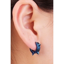 Çivili Geçmeli Unisex Erkek Kadın Çelik Küpe 3 MM 3 Renk Mse3