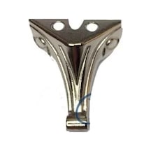 Hubrendy Kargo Moda Ahşap Sandık Ayağı, Kutu Ayak 2,5 Cm - Nikel, 100 Adet 521774