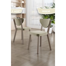 Krem Sandalye Cappucino İskelet