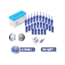 Dr.Pen Dermapen İğnesi 100 Adet-12 İğneli A6 ve Klipsli Cihazlar