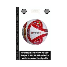 Premium Ft-670 Futbol Topu 5 No M Müsabaka Antrenman Hediyelik Çok Renkli