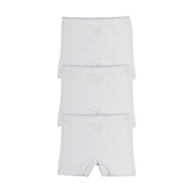 Kadın Lazer Kesim Dikişsiz Kadın Boxer Külot 3'lü Paket Beyaz 379292 R01 Beyaz